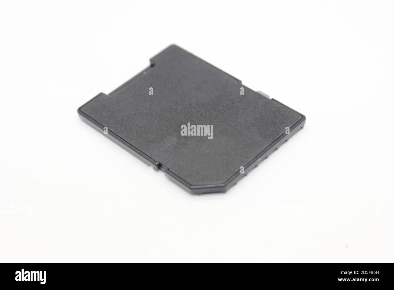 Ein Bild der Speicherkarte auf weißem Hintergrund Stockfoto
