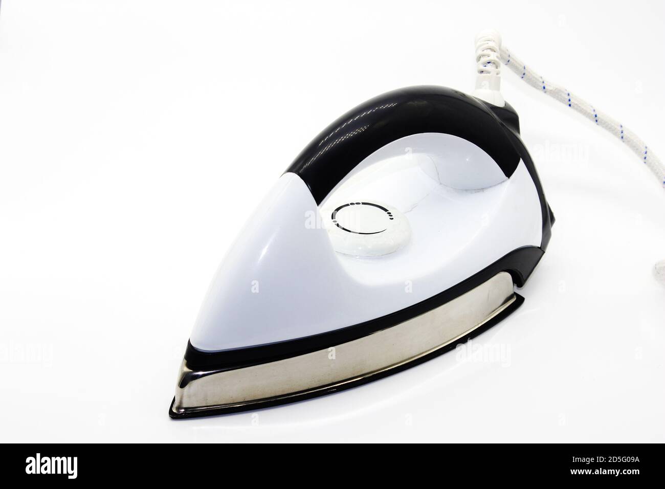 Ein Bild von Tuch Eisen auf weißem Hintergrund Stockfoto