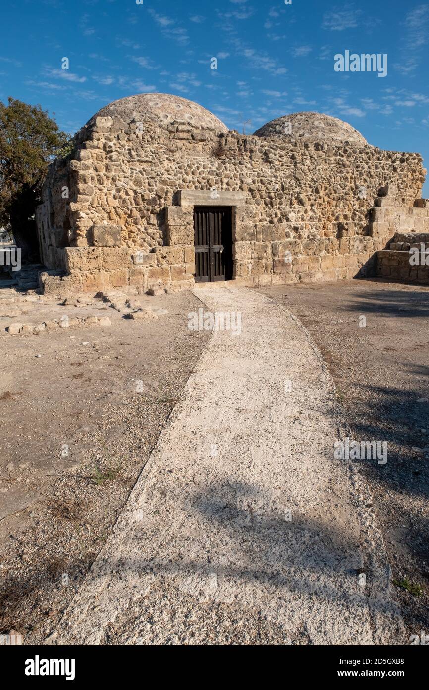 Mittelalterliche osmanische Bäder in Kato Pafos, Paphos, Zypern Stockfoto