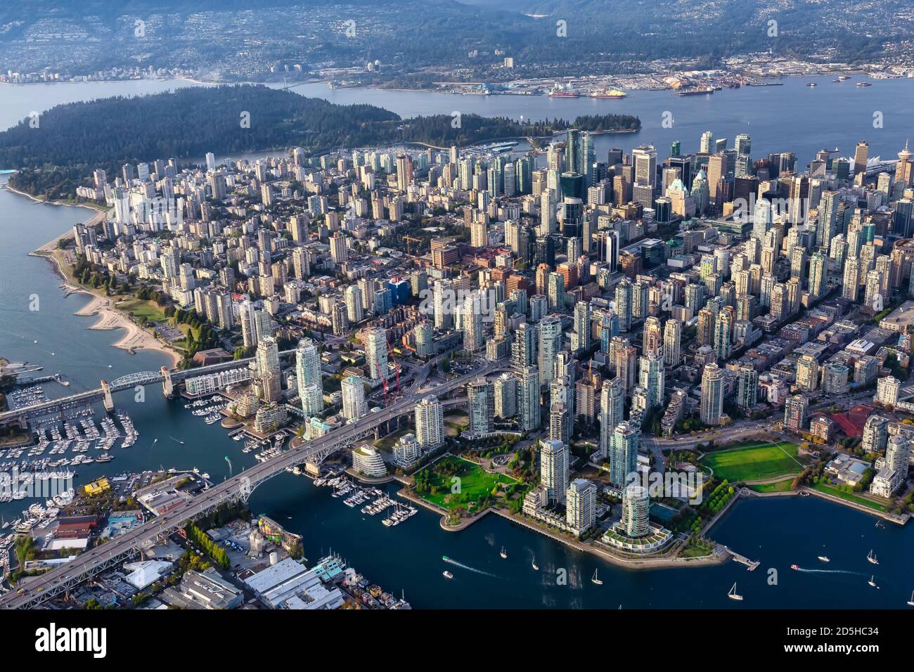 Innenstadt Von Vancouver City, British Columbia, Kanada Stockfoto