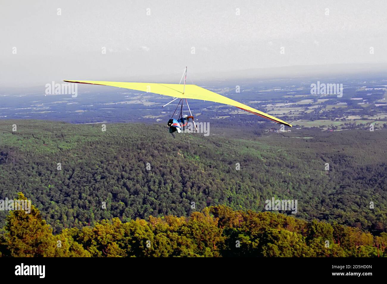 Drachenfliegen am Mt. Nebo State Park - Arkansas Stockfoto