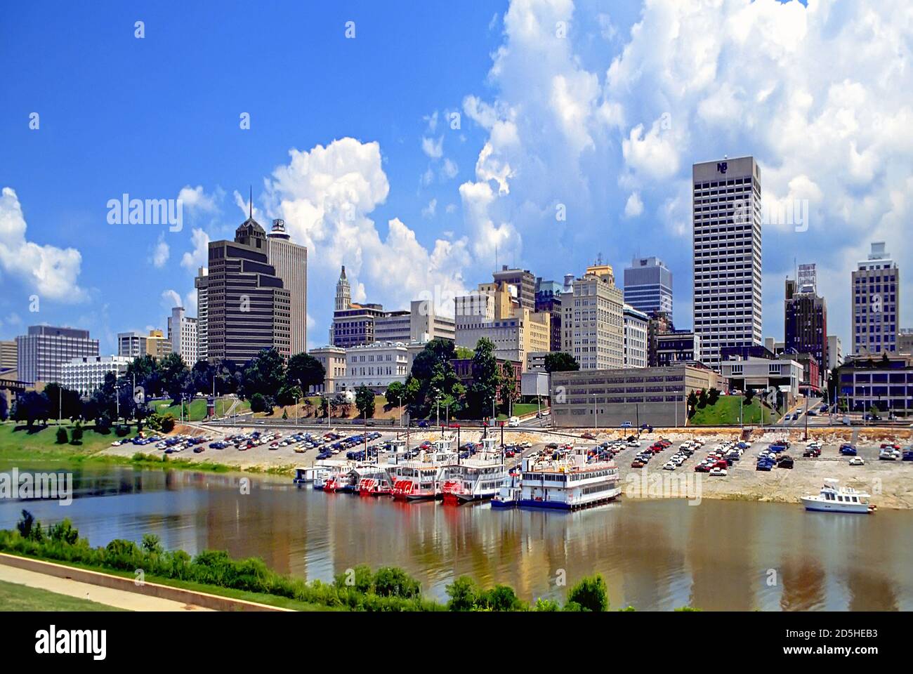 Skyline von Memphis, Tennessee Stockfoto