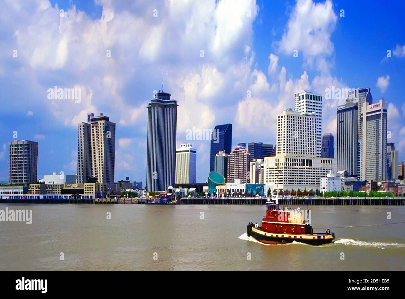 Skyline von New Orleans, Louisiana Stockfoto