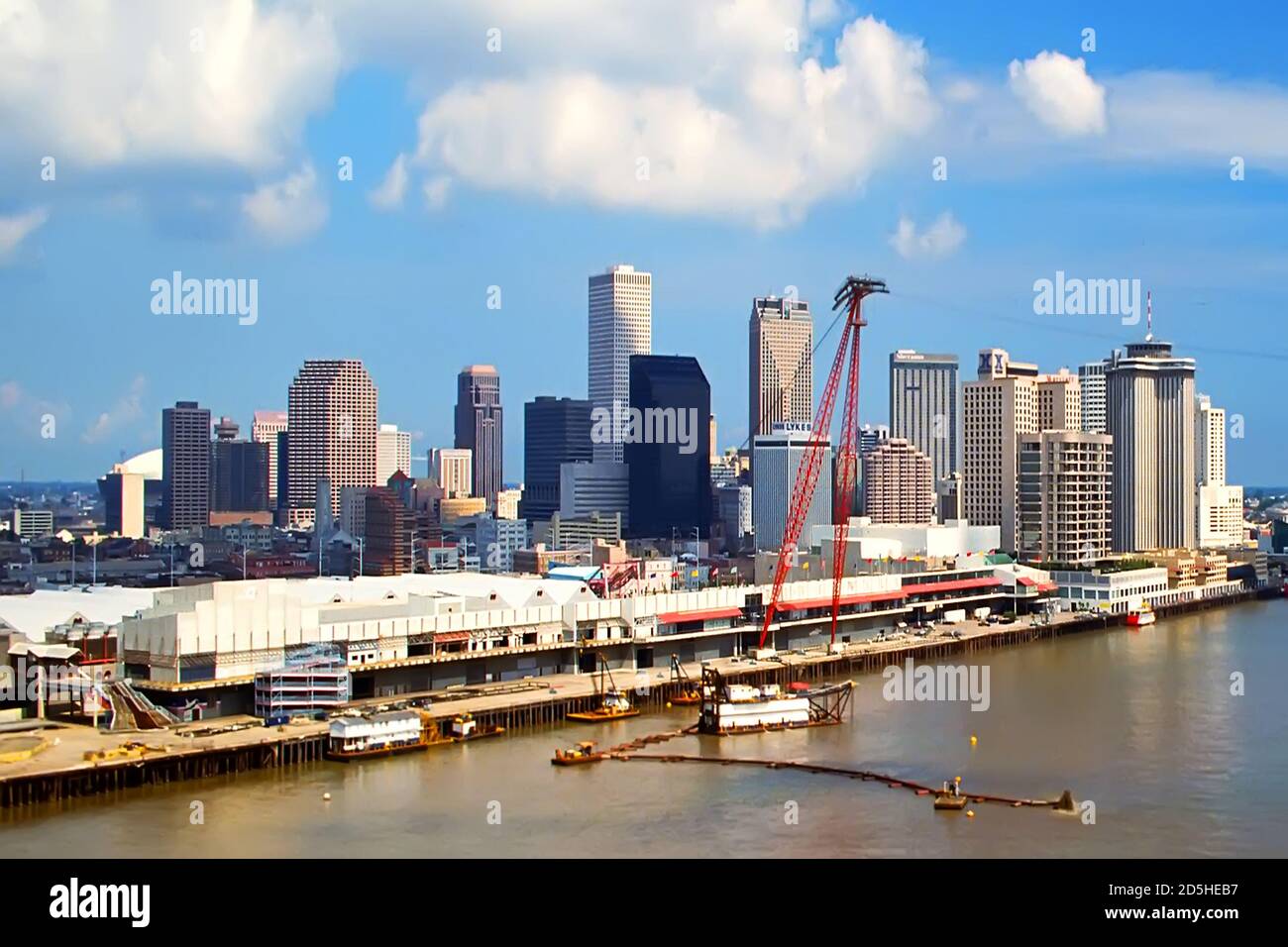 Skyline von New Orleans, Louisiana Stockfoto
