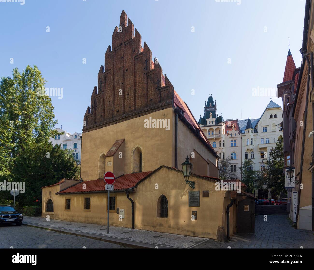 Praha: Alte Neue Synagoge in Josefov (Jüdisches Viertel, Josefstadt) , Praha, Prag, Prag, Tschechien Stockfoto