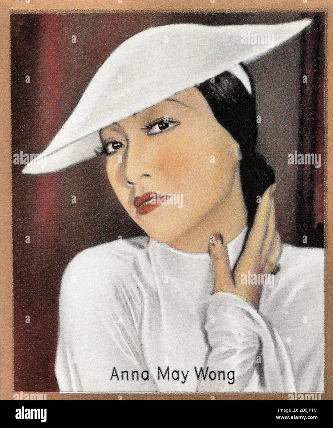 Anna May Wong (geboren Wong Liu Tsong; 1905 – 1961) war eine amerikanische Schauspielerin, galt als der erste chinesisch-amerikanische Hollywood-Filmstar, sowie Stockfoto