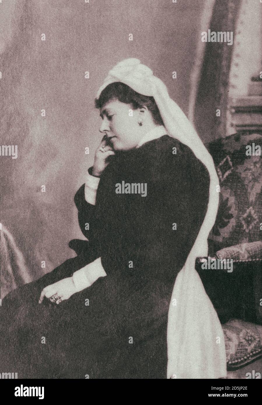 Prinzessin Beatrice of the United Kingdom, VA, CI, GCVO, GBE, RRC, GCStJ (Beatrice Mary Victoria Feodore; später Prinzessin Beatrice von Battenberg; 1857 – Stockfoto