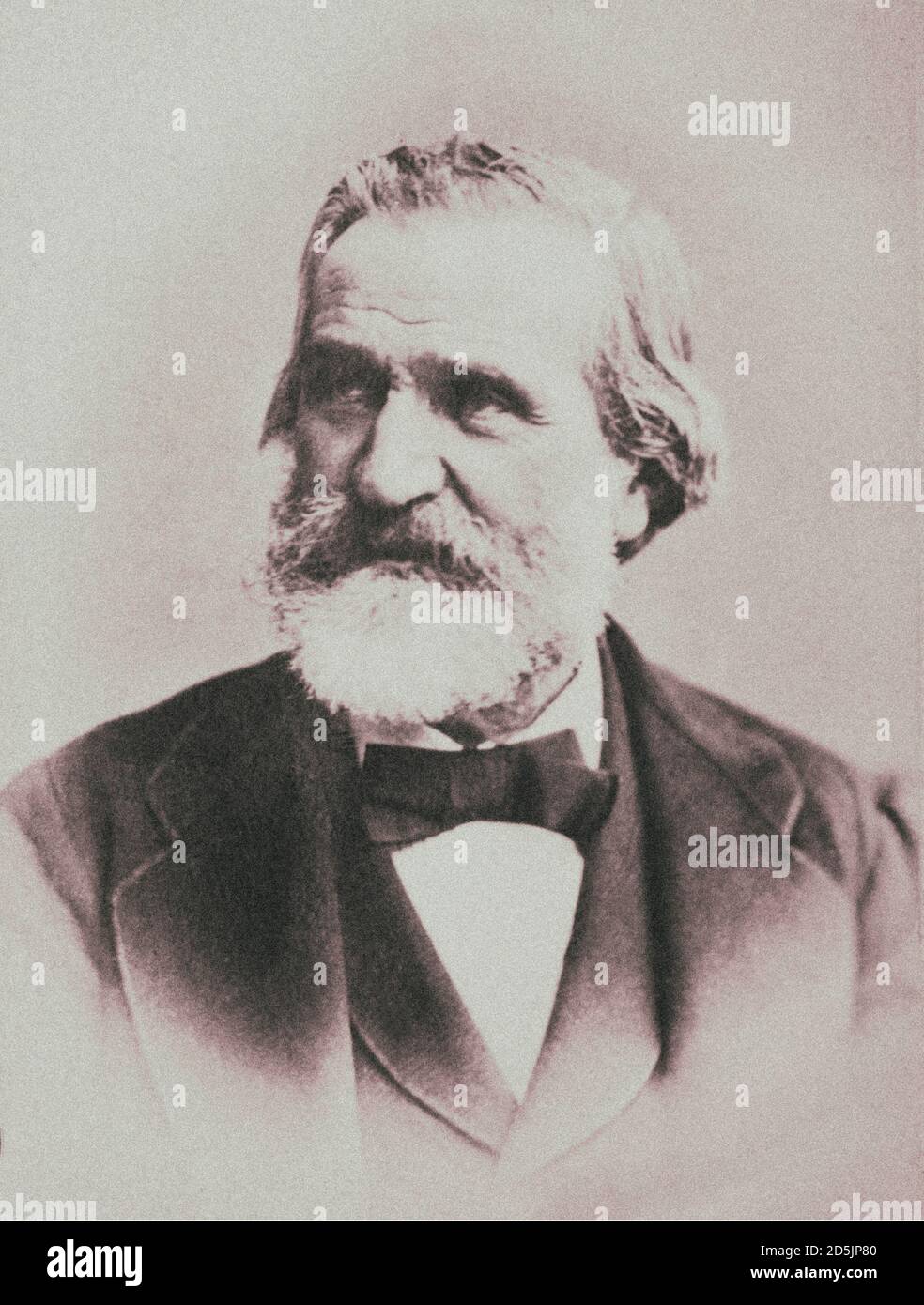 Giuseppe Verdi (1813 – 1901) war ein italienischer Opernkomponist. Stockfoto