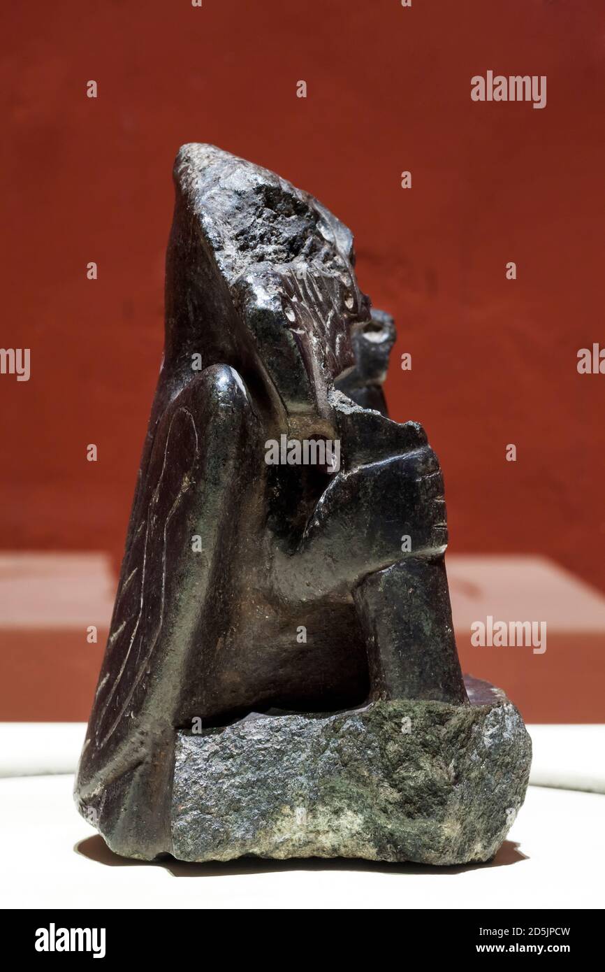 Steinfigur gottes, Pukara Kultur, Präkolumbian, 'National Museum of Archaeology, Anthropology and History of Peru', Lima, Peru, Südamerika Stockfoto