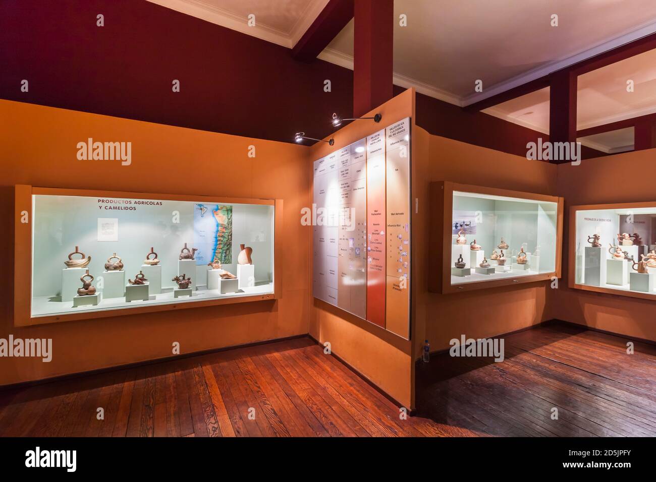 Frühe Zwischenzeit & mittlere Horizont-Sammlung, 'Nationalmuseum für Archäologie, Anthropologie und Geschichte Perus', Lima, Peru, Südamerika Stockfoto