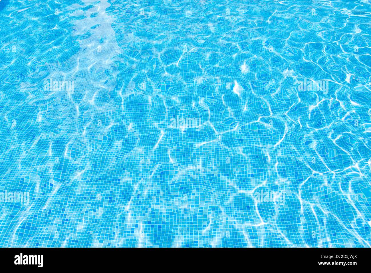 Oberfläche der blauen Pool, Hintergrund von Wasser im Pool. Stockfoto