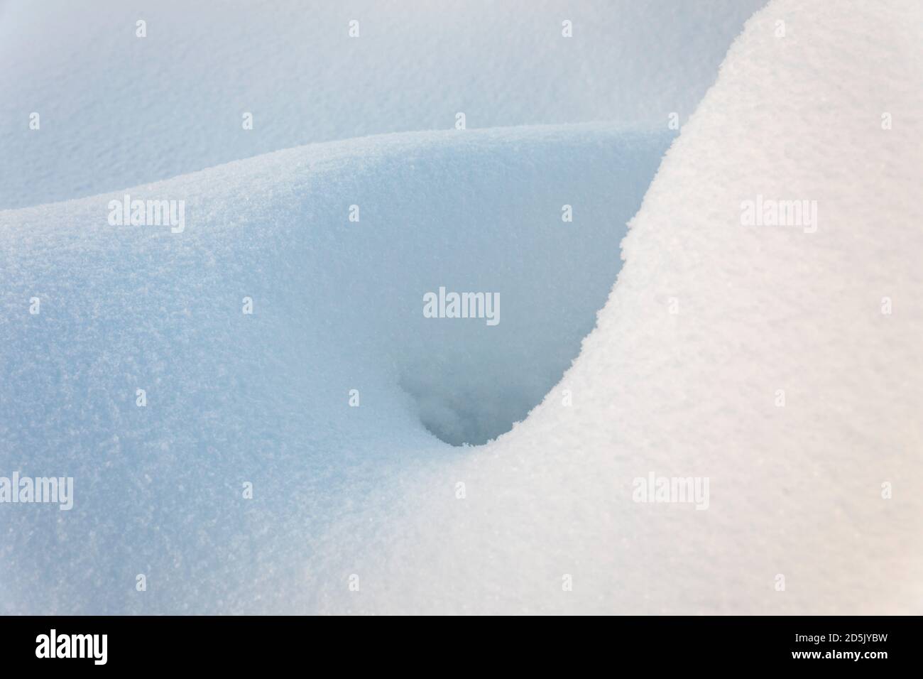 Schnee Detail; Finnland Stockfoto