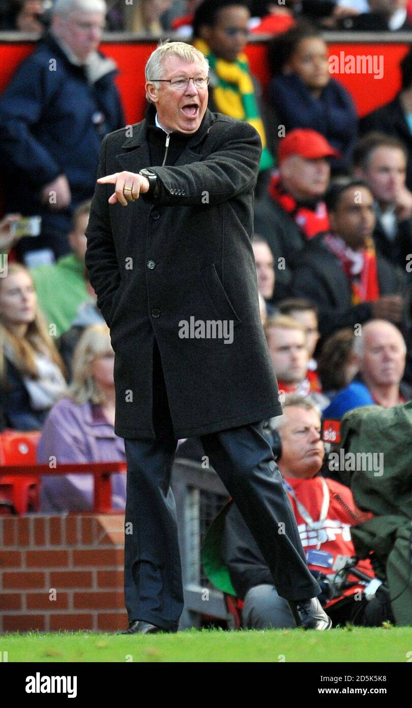 Alex Ferguson, Manager von Manchester United Stockfoto