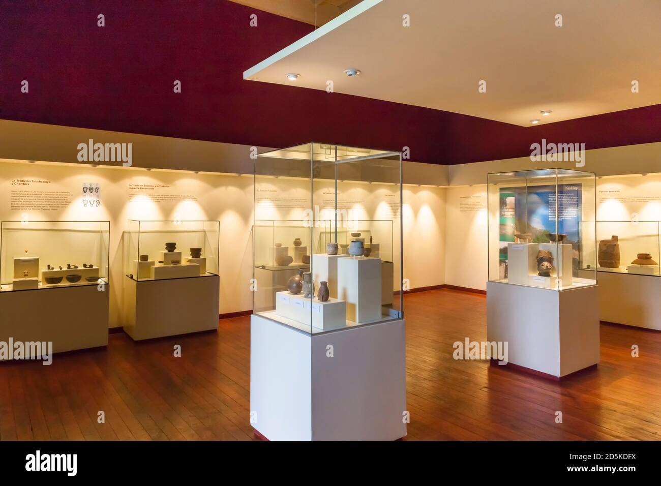 Die Amazonas-Kultur-Sammlungsgalerie, "Nationales Museum für Archäologie, Anthropologie und Geschichte Perus", Lima, Peru, Südamerika Stockfoto
