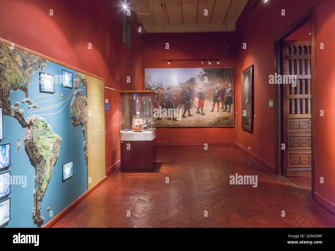 Galerie der Sammlung moderner Geschichte, 'Nationalmuseum für Archäologie, Anthropologie und Geschichte Perus', Lima, Peru, Südamerika Stockfoto