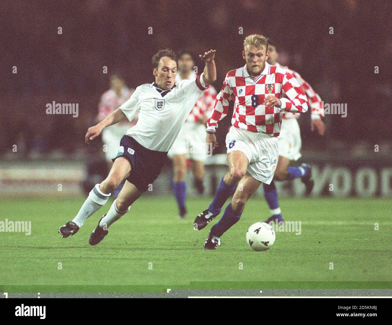 David Platt (E) - Robert Prosinecki (C) Stockfoto