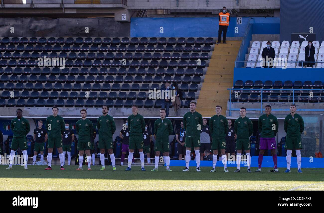 Rland Unter 21 Fussball Nationalmannschaft Wahrend Der Europameisterschaft Italien U21 Gegen Irland Italienische Fussballmannschaft Pisa Italien 13 Okt 2020 Credit Lm Val Stockfotografie Alamy