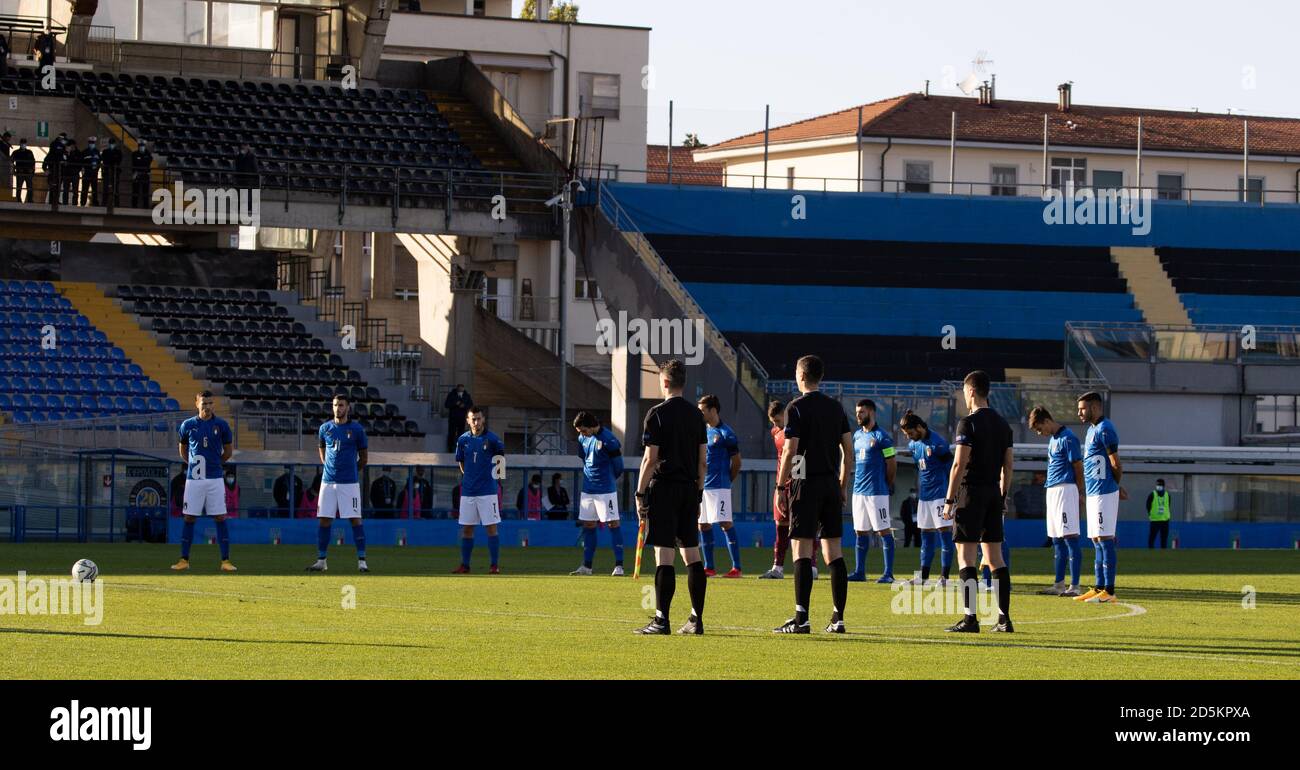 TALY UNDER 21 FUSSBALL-NATIONALMANNSCHAFT während der europäischen Qualifikationsspiele - Italien U21 gegen Irland, Italienische Fußballmannschaft, pisa, Italien, 13 Oct 2020 Credit: LM/Vale Stockfoto