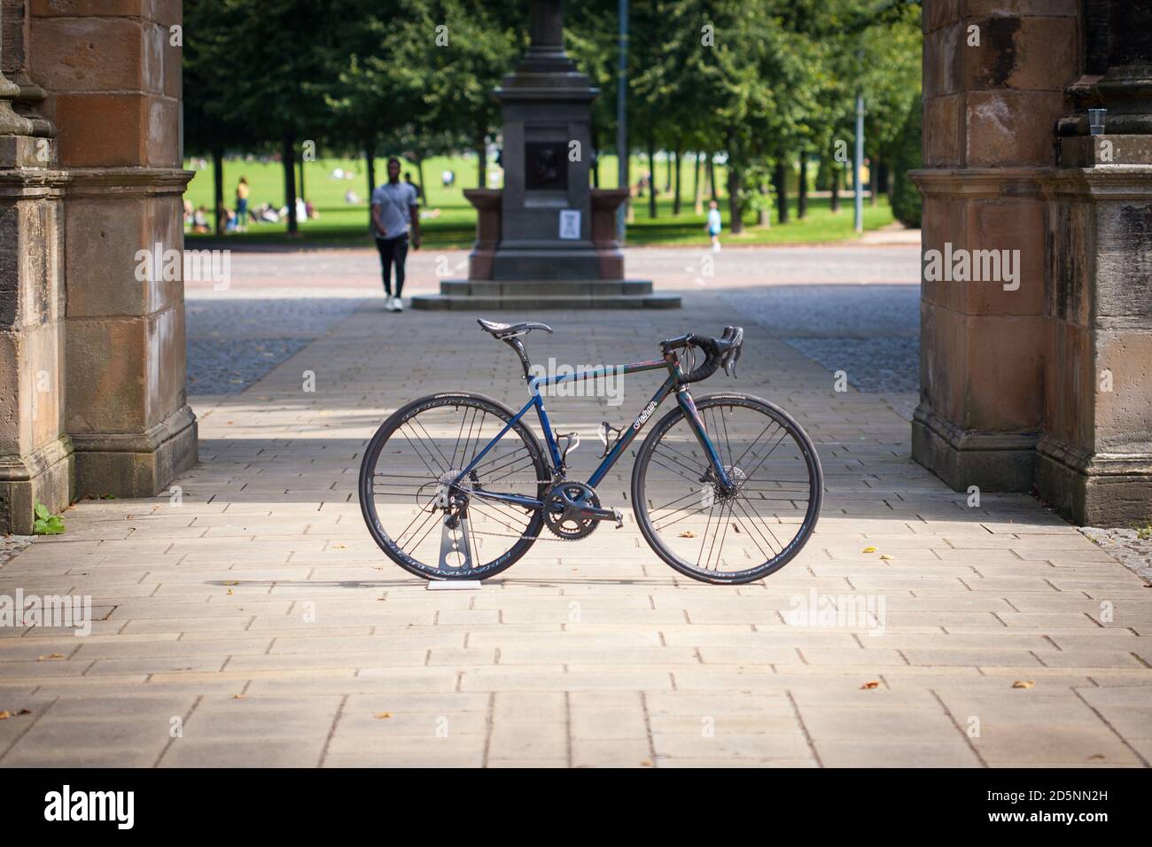 Filet gelötet Stahl Fahrrad Stockfoto