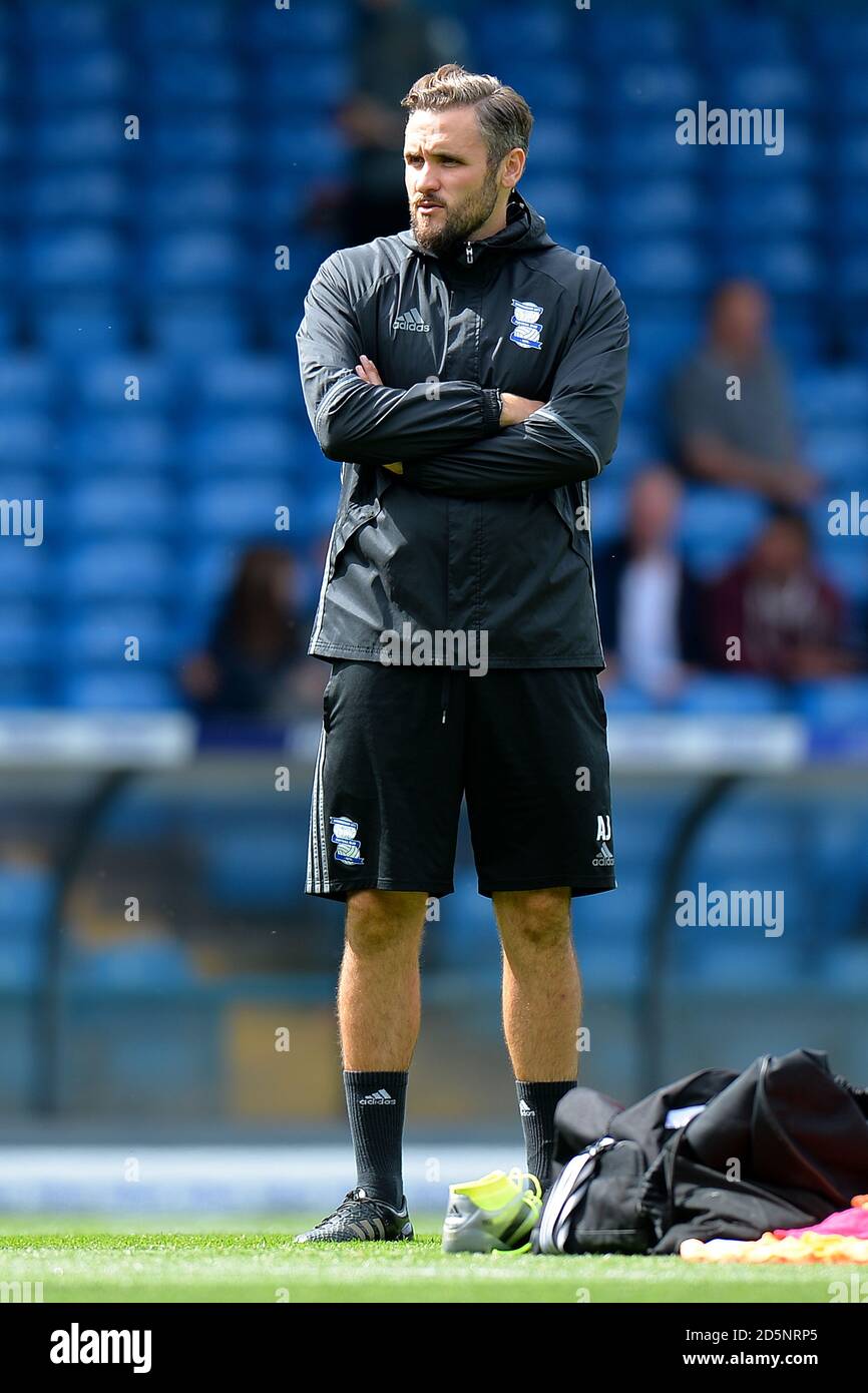 Birmingham City Stärke und Konditionierung Trainer Andy Johnson Stockfoto