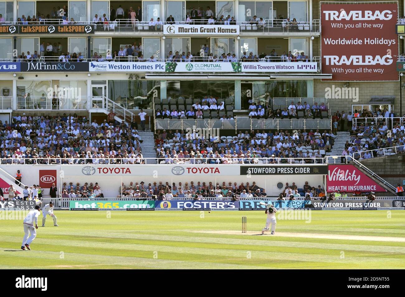 Eine allgemeine Ansicht des Kia Ovals während des Tests Spiel zwischen England und Pakistan Stockfoto