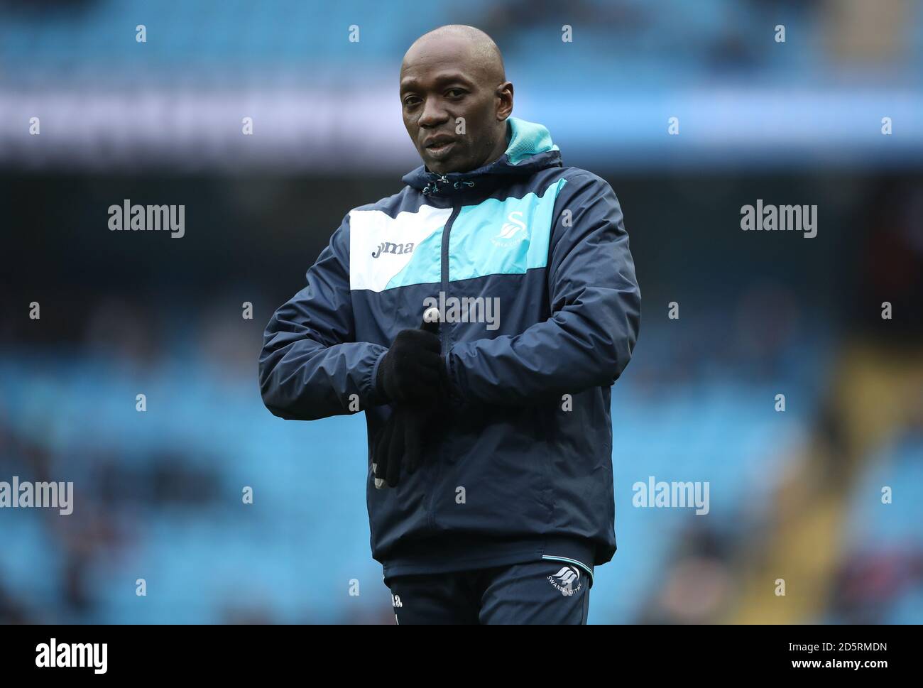 Swansea City Assistant Manager Claude Makelele Stockfoto