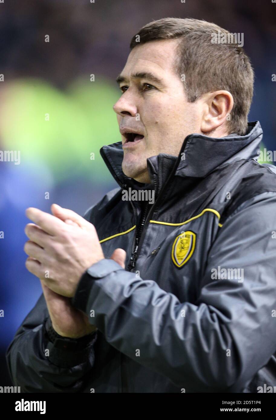 Burton Albion Manager Nigel Clough Stockfoto