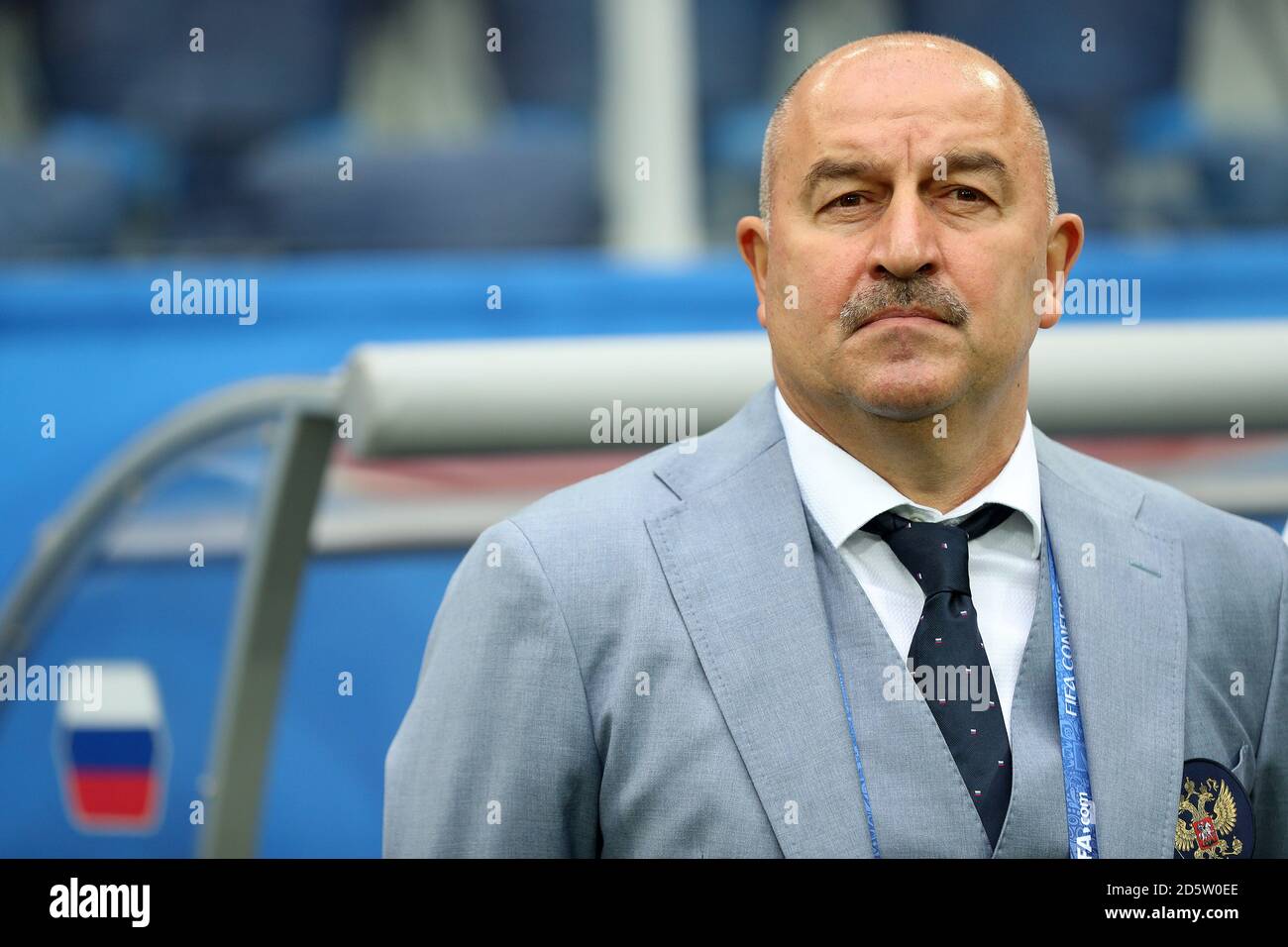 Russland-Manager Stanislaw Tschertschesow Stockfoto