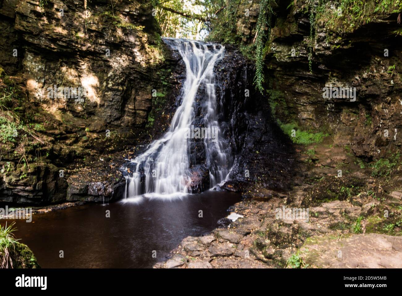 Hareshaw Lonn Wasserfall, Bellingham, Northumberland Stockfoto