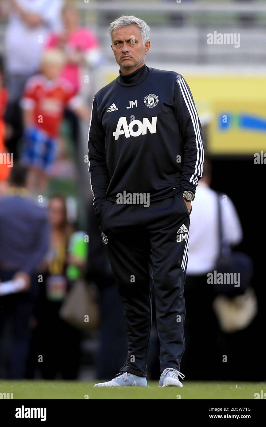 Manchester United-Trainer Jose Mourinho Stockfoto
