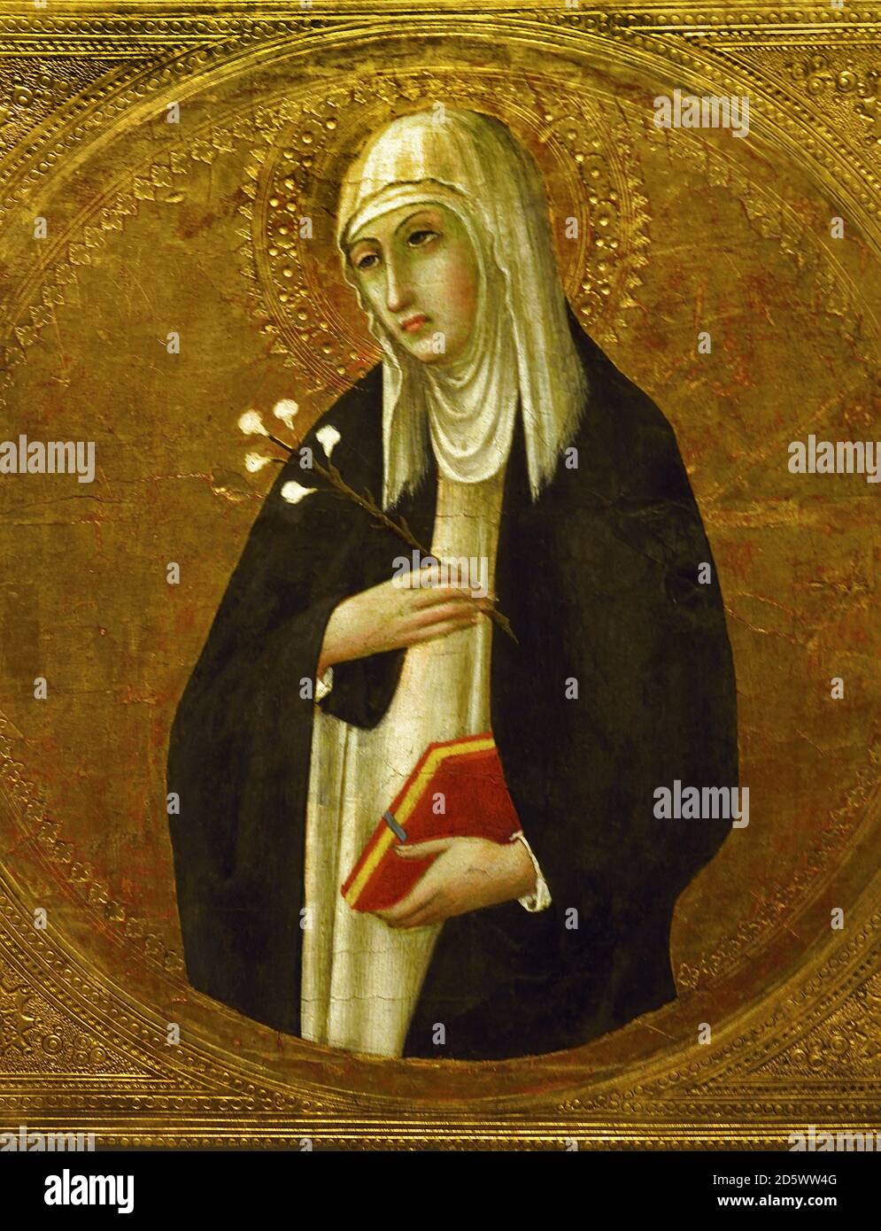 St. Katharina von Siena 1442 Gemälde von Sano di Pietro 1406-1481 Italienisch, Italien, Stockfoto