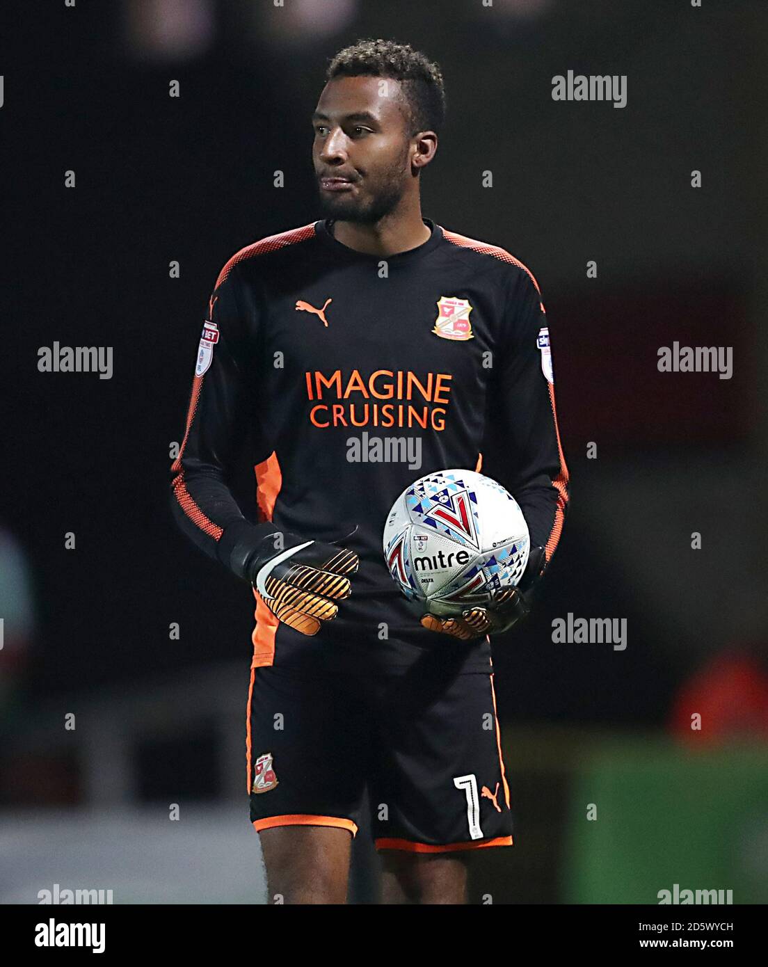 Swindon Town Torwart Lawrence Vigoroux Stockfoto