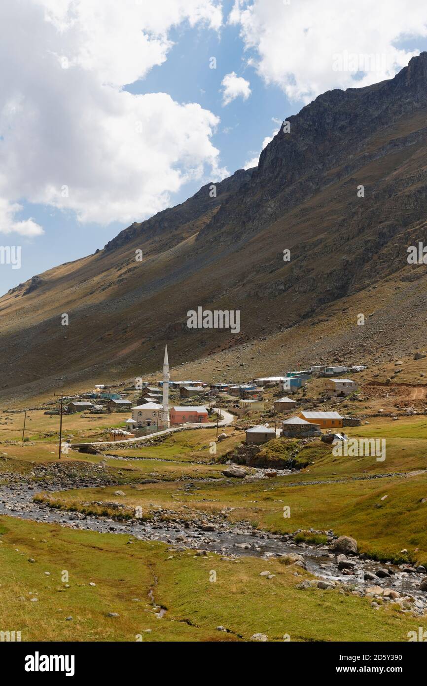 Türkei, Schwarzmeerregion, Dorf am Ovit Gebirgspass Stockfoto