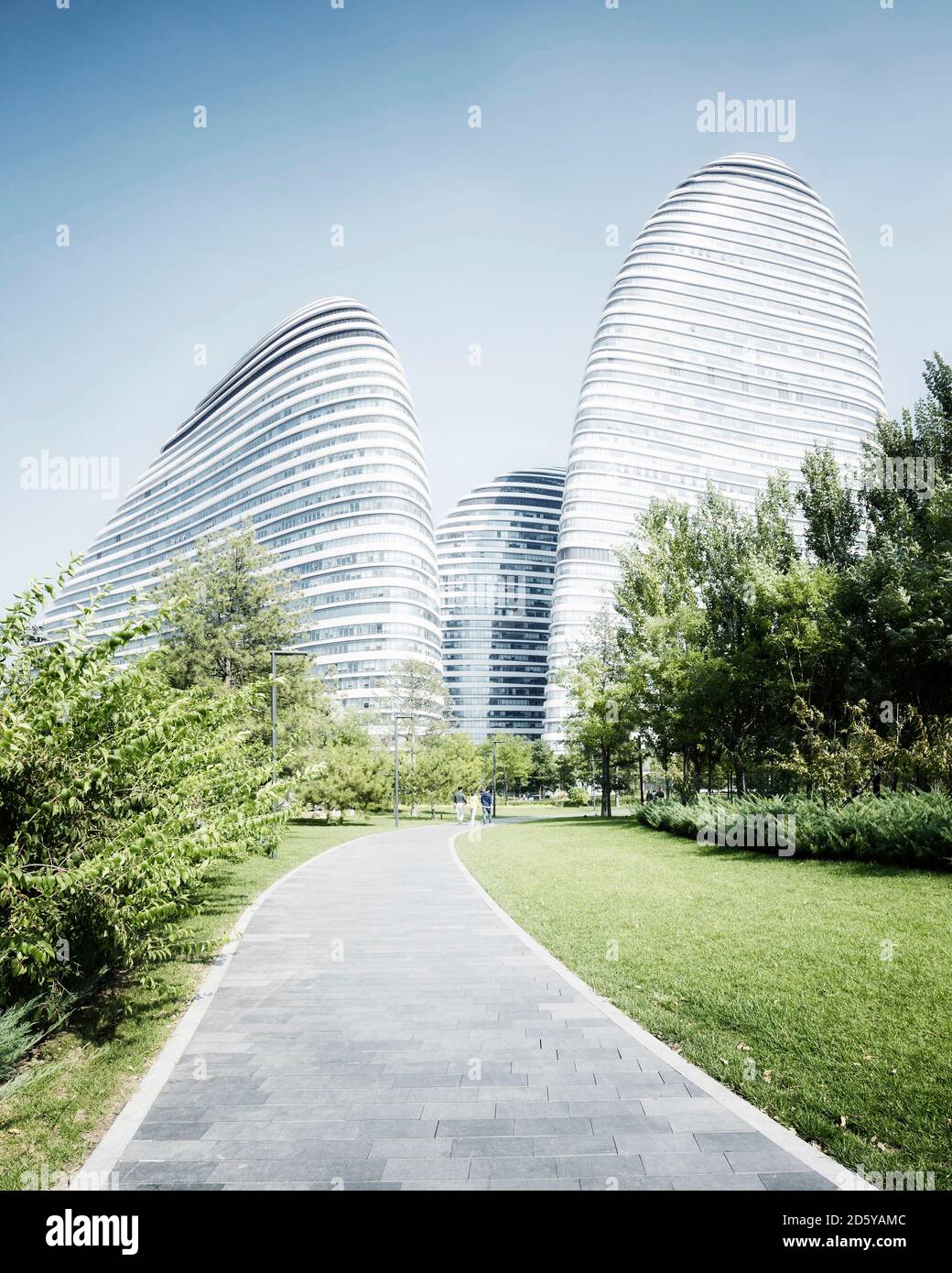 China, Peking, Wangjing SOHO Stockfoto
