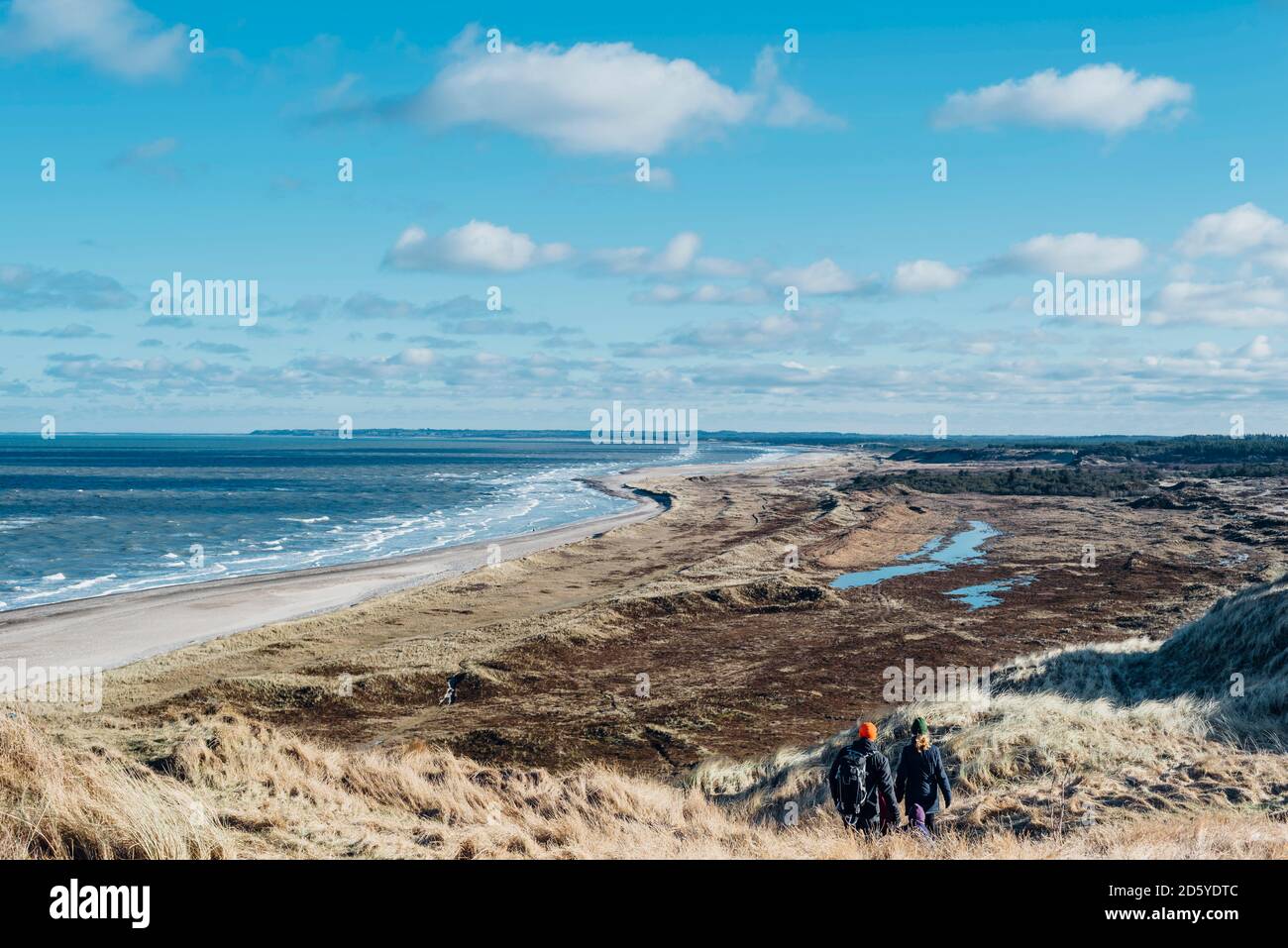 Dänemark, Nordjütland, Dünenlandschaft bei Bulbjerg Stockfoto