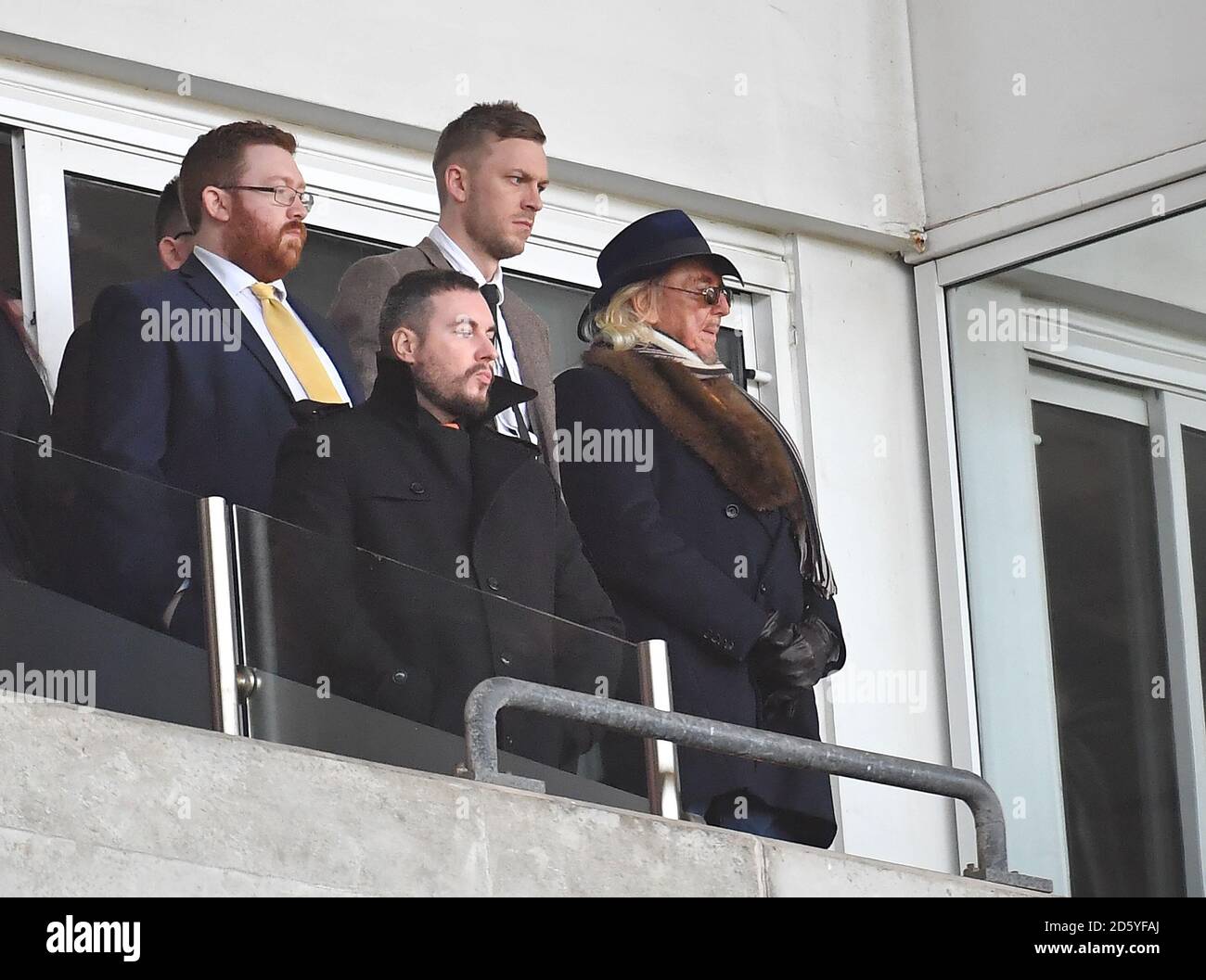 Blackpool Clubbesitzer Owen Oyston im Jimmy Armfield Tribute Stockfoto