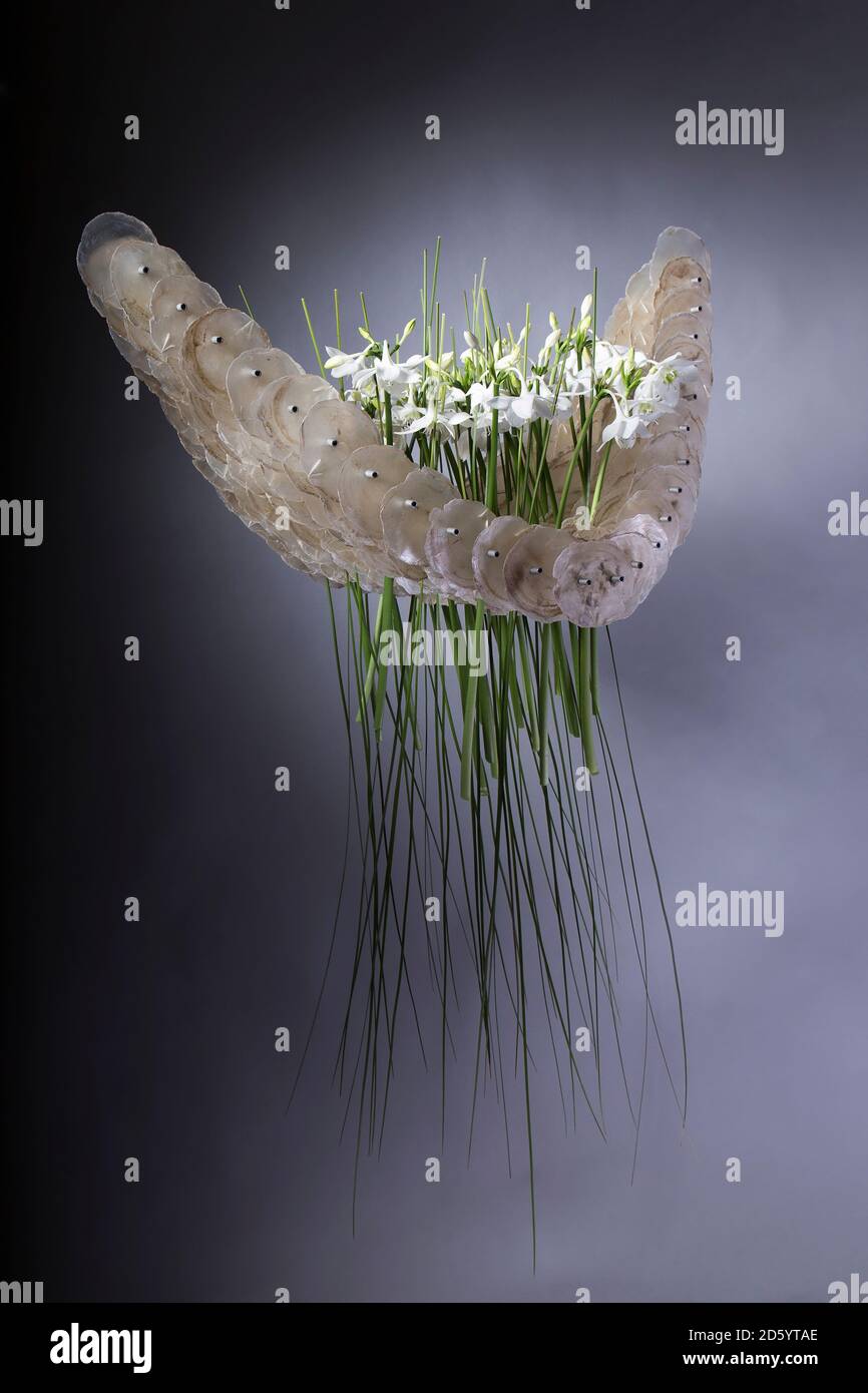 Künstlerische florale Dekoration Stockfoto