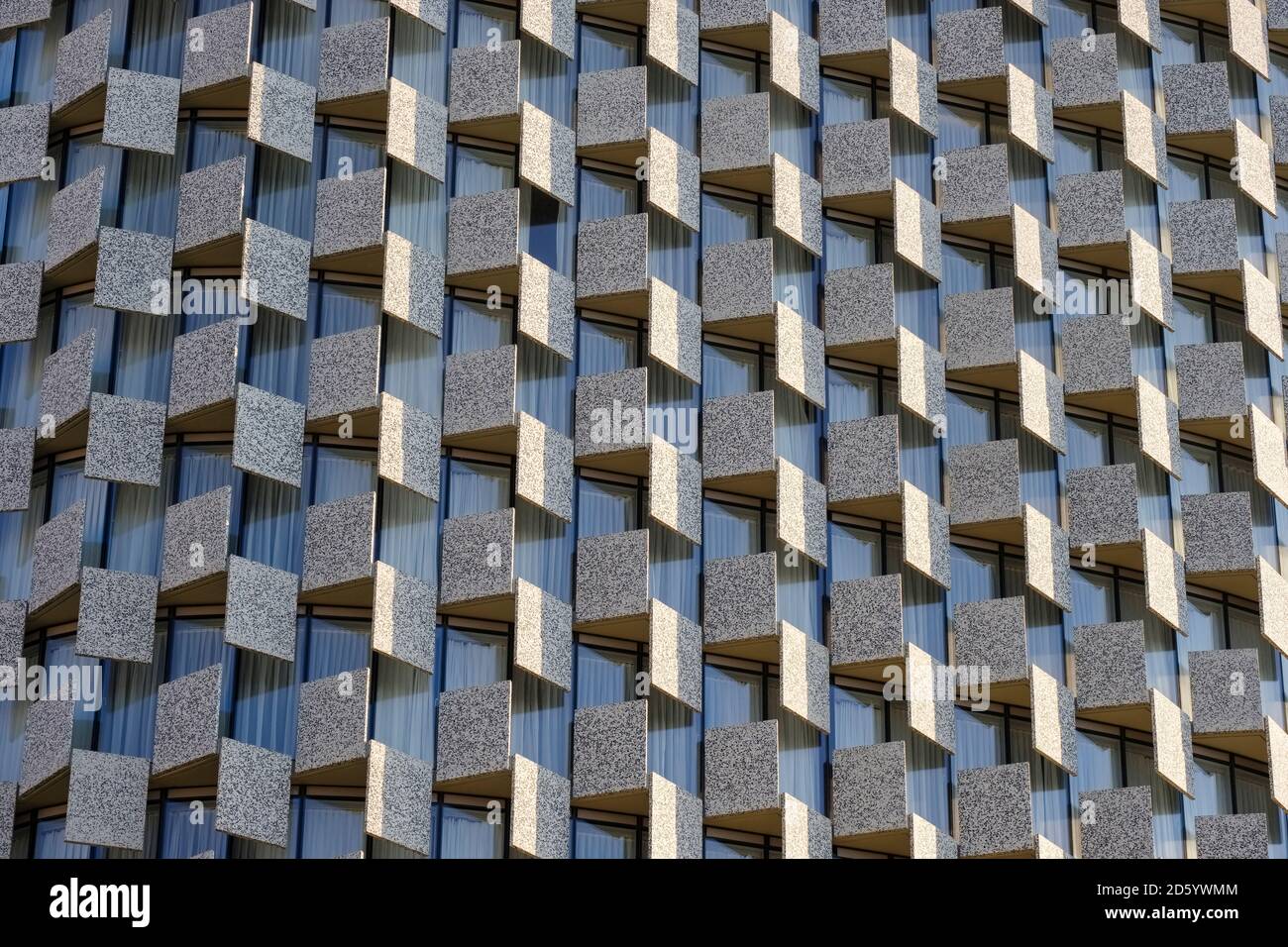 Albanien, Tirana, TID Tower Stockfoto