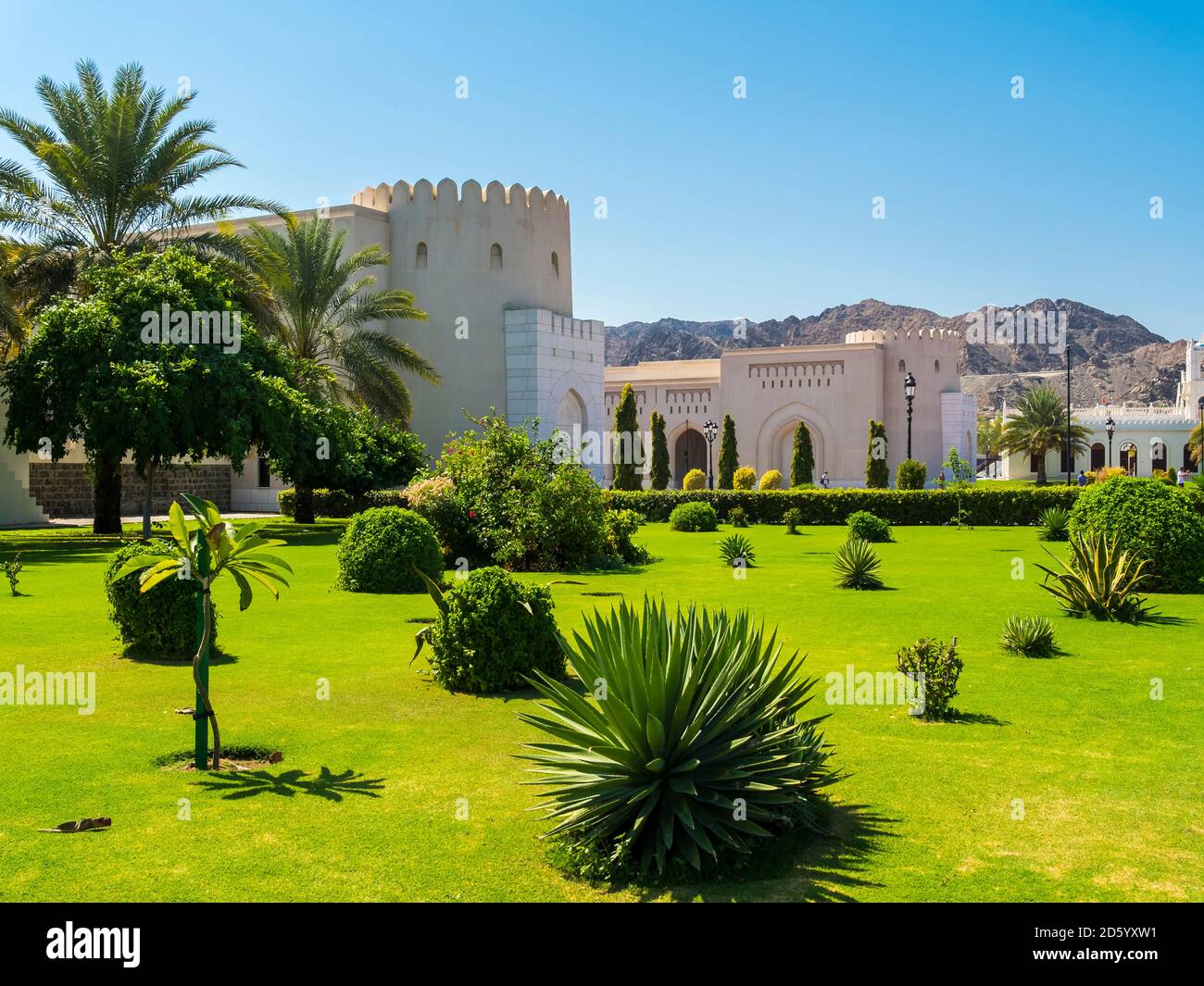 Oman, Maskat, Al Alam Palace Stockfoto