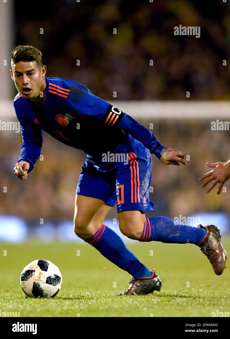 James Rodriguez aus Kolumbien. Stockfoto