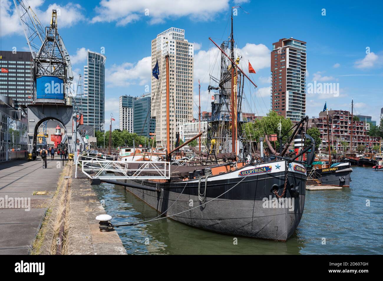 Niederlande, Rotterdam, alter Hafen und Hafenmuseum Stockfoto