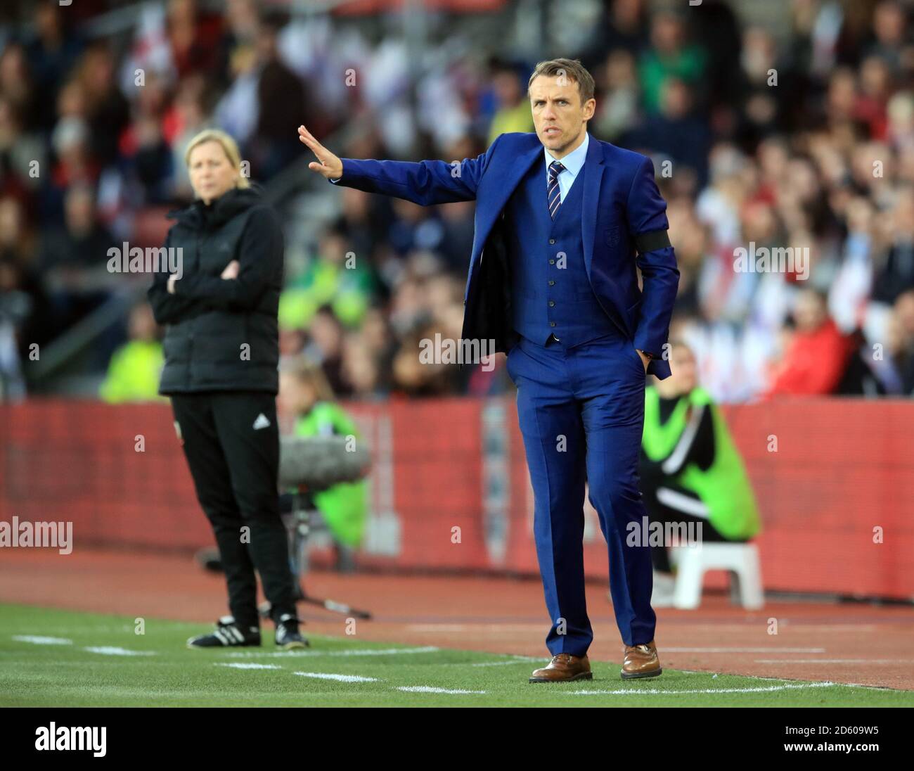 England Women's Coach Philip Neville Stockfoto