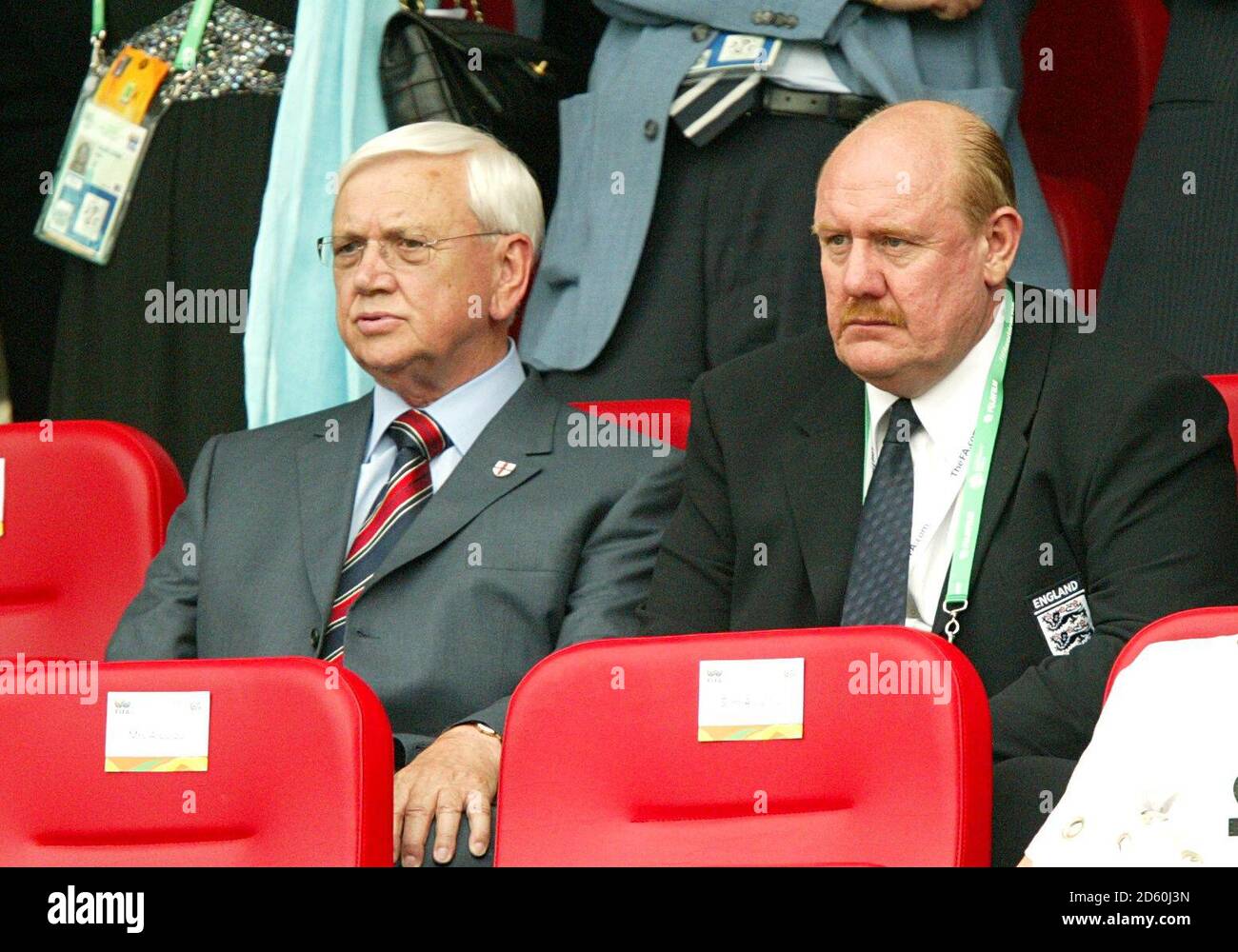 Noel White, Liverpool Director und FA Chief Executive Brian Barwick Stockfoto