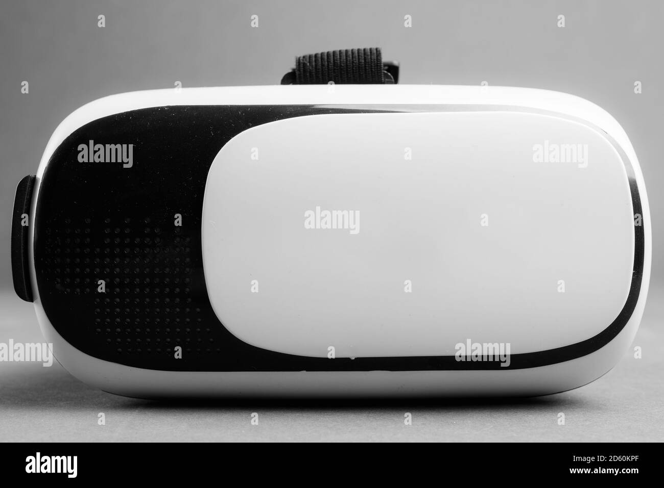 Nahaufnahme Der Virtual Reality Brille In Schwarz Und Weiß Stockfoto
