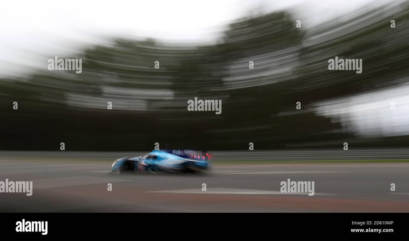 Algarve Pro Racing Ligier auf der Mulsanne Straight während der Le Mans 24 Stunden Stockfoto
