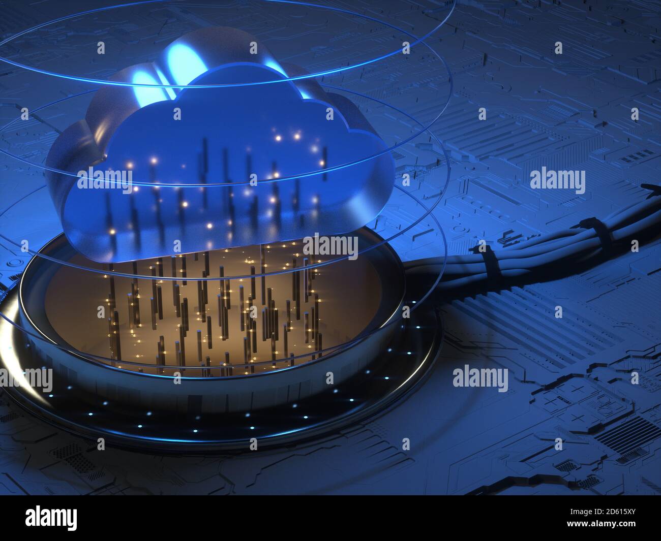 Cloud-Computing-Technologie Stockfoto