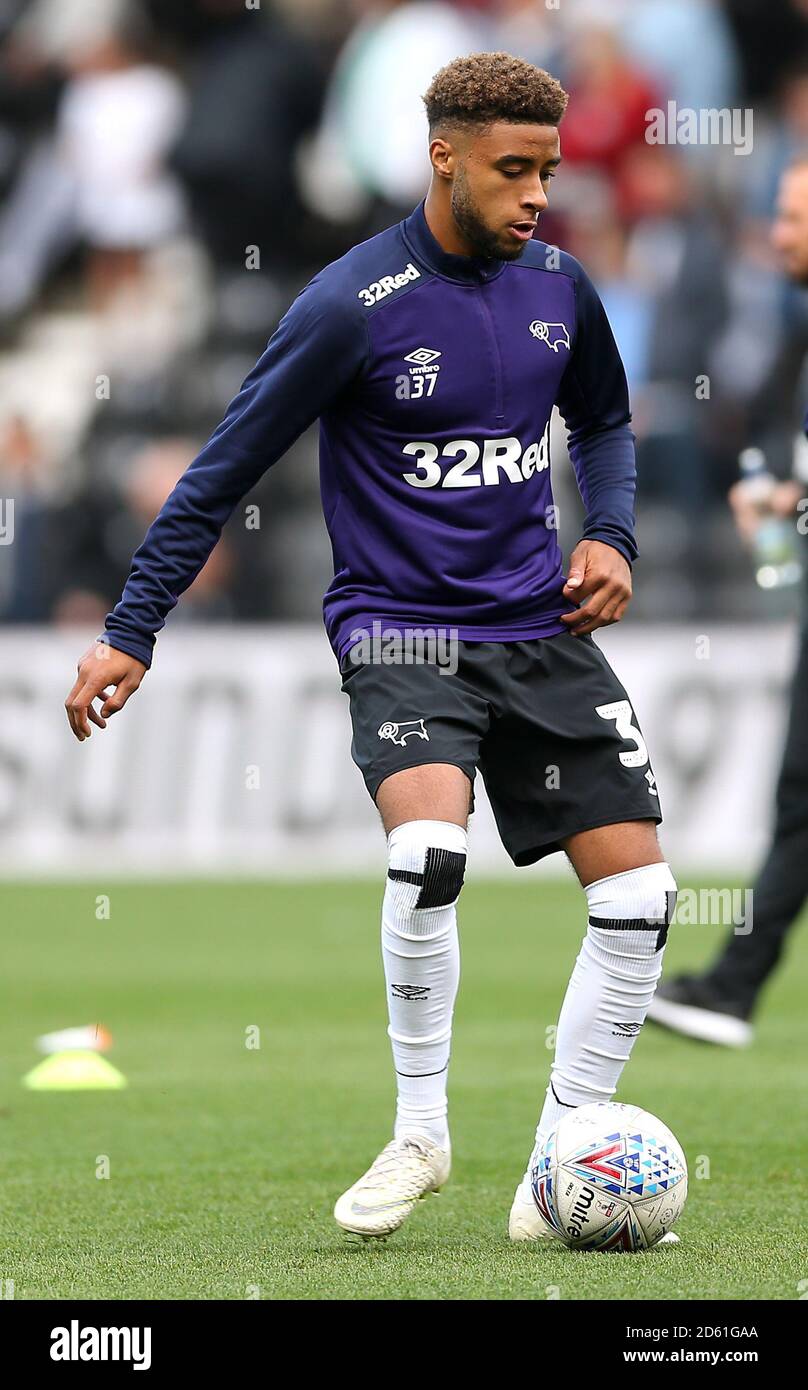 Von Derby County Jayden Bogle Stockfoto