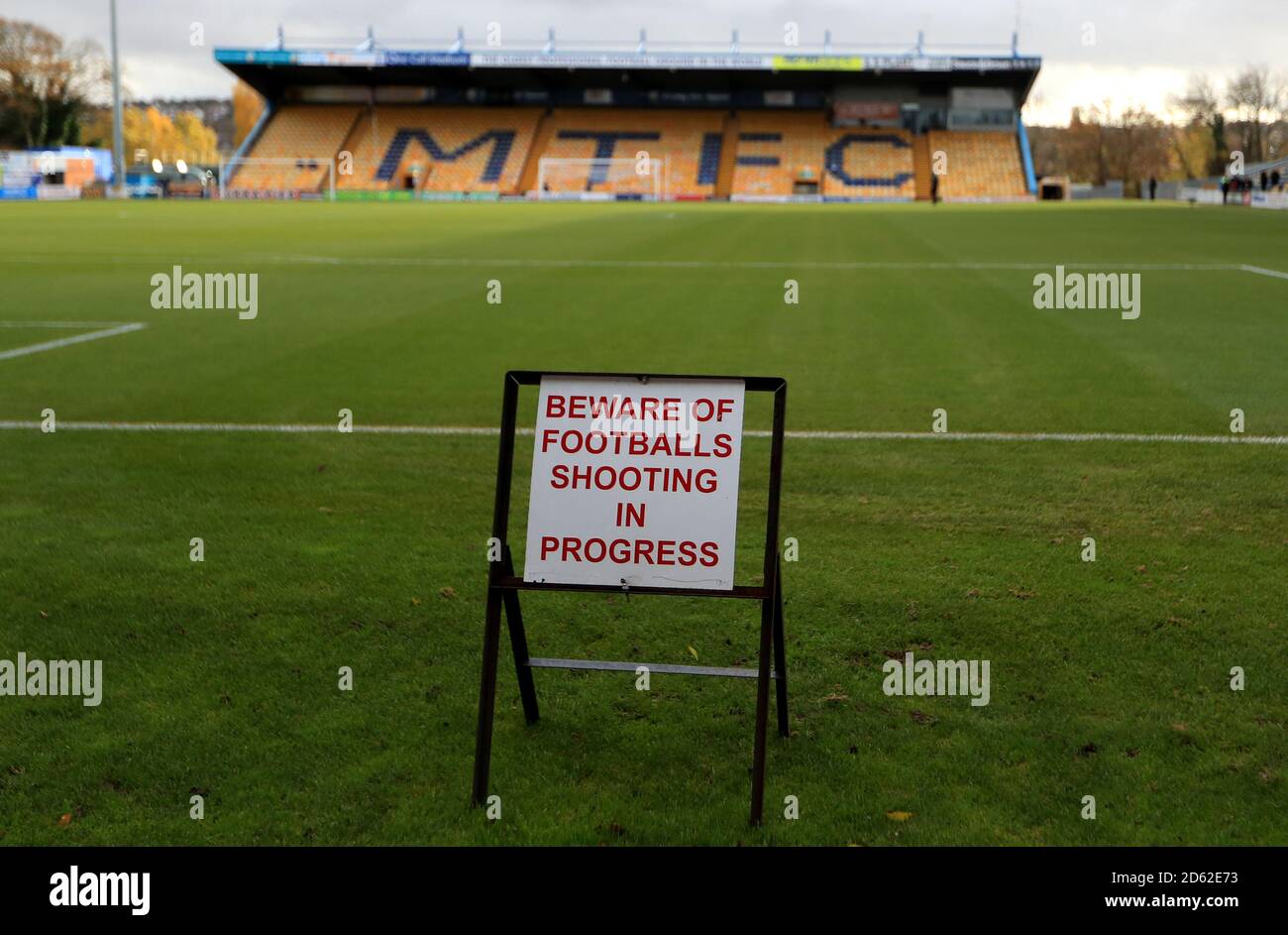 Eine allgemeine Ansicht des One Call Stadions Stockfoto