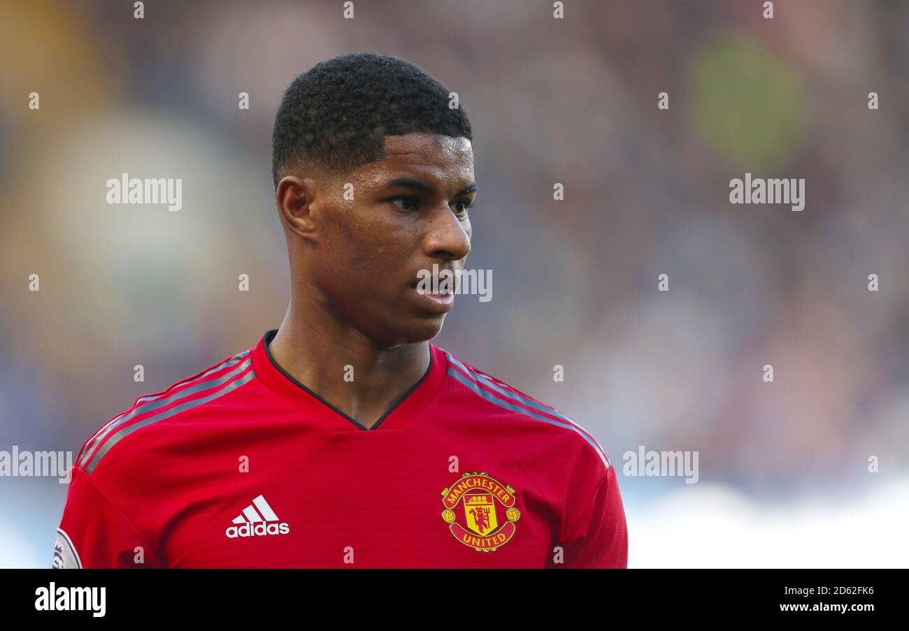 Manchester United ist Marcus Rashford Stockfoto