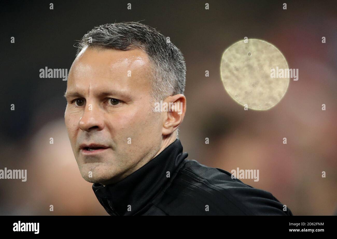 Wales Manager Ryan Giggs Stockfoto